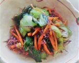 青梗菜と干しふのりの塩糀漬け作り方4写真