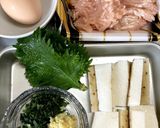 棒状長芋入り〜鶏挽肉のつくね甘辛餡掛け作り方1写真