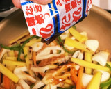 さつまいもと竹輪の鰻のたれ炒め作り方5写真