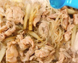 新牛蒡と豚肉、糸こんの甘辛炒め煮作り方10写真