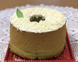 さくら抹茶の生シフォンケーキ作り方22写真