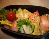お弁当　エビバター焼き作り方5写真