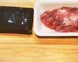 簡単！常備菜！鶏肉とこんにゃくの甘辛煮作り方1写真