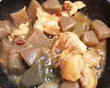 簡単！常備菜！鶏肉とこんにゃくの甘辛煮作り方4写真