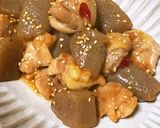 簡単！常備菜！鶏肉とこんにゃくの甘辛煮作り方5写真