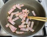 旨みベーコンで主役＊舞茸の簡単麺つゆ炒め作り方3写真