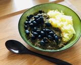 ほうれん草&きのこカレー*vegan作り方10写真