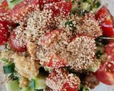 サラダ感覚！彩り納豆作り方3写真