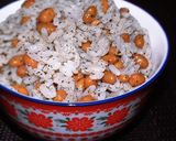 黒すりごまの納豆ご飯★寿司酢プラス作り方2写真