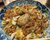 イカ下足チャーハン作り方9写真