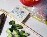 胡瓜と馬鈴薯のカレー炒め作り方1写真