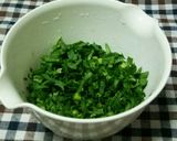 春菊の味噌汁作り方1写真