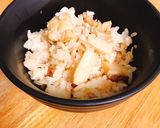 たけのこと鶏肉のゴロゴロ炊き込みご飯作り方5写真