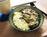 ほうれん草&きのこカレー*vegan作り方13写真