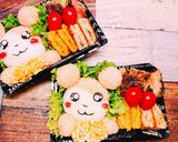 とっとこハム太郎♪♪キャラ弁♪♪作り方5写真