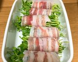 豚バラ豆苗巻き作り方3写真