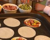 子供と作る 餃子の皮ピザ作り方2写真