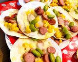 子供と作る 餃子の皮ピザ作り方4写真