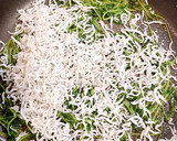 釜揚げしらすと豆苗の和風パスタ作り方4写真