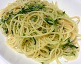 釜揚げしらすと豆苗の和風パスタ作り方6写真