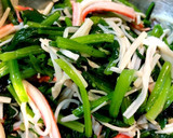 ほうれん草とカニカマの磯辺和え作り方7写真