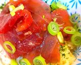 リケンのノンオイルで簡単酢飯の鮪漬け丼作り方3写真