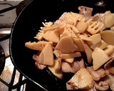 筍と豚肉ホウレンソウのコクうまソース炒め作り方10写真