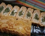 わらび入りです♪だし巻き玉子♪作り方4写真