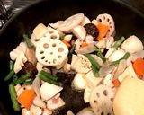 【簡単 男の手料理】野菜パックで筑前煮作り方3写真