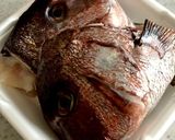 オイスターソースで鯛のアラの甘露煮作り方1写真