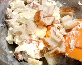 ちくわをクリームチーズとあかりで合えた物作り方2写真