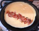 キムチとチーズとマヨのふわふわ卵焼き作り方4写真