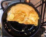 キムチとチーズとマヨのふわふわ卵焼き作り方6写真