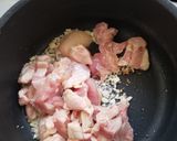 採れたての筍と春菊のトマトパスタ作り方5写真