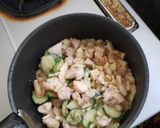 採れたての筍と春菊のトマトパスタ作り方7写真
