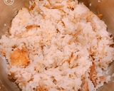 圧力鍋で、鮭とごぼうの炊き込みご飯作り方10写真