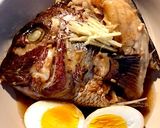 オイスターソースで鯛のアラの甘露煮作り方9写真