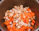 お弁当に、豚肉入りコロコロきんぴらごぼう作り方4写真