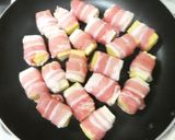 厚揚げの豚ばら肉巻き★コク旨ソース焼き作り方5写真