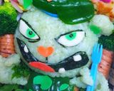 ハピツリ『フリッピー』キャラ弁♡弁当作り方20写真