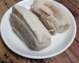 とんかつ（豚バラ）作り方1写真