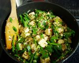 ヘルシー!肉なしニラたっぷり麻婆豆腐!作り方10写真