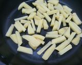 豚バラとじゃがいものキムチ炒め作り方3写真