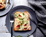 クリームチーズエッグトースト作り方7写真