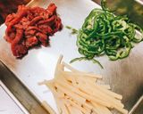 レンジで青椒肉絲(チンジャオロース)作り方2写真