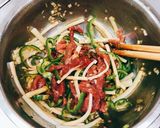 レンジで青椒肉絲(チンジャオロース)作り方3写真