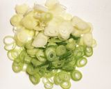 豚肉と長葱のかき玉みぞれ汁作り方3写真