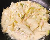 白菜とマヨ風シートの即席グラタン風♪作り方2写真