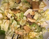 春キャベツと豚こまと厚揚げのごま味噌炒め作り方5写真