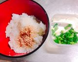 鶏の唐揚げが残ったら！唐揚げのおにぎり作り方2写真